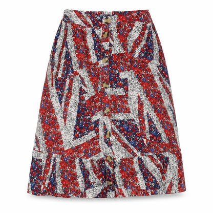 Womens UK Size 6 NEXT A-Line Canvas Skirt