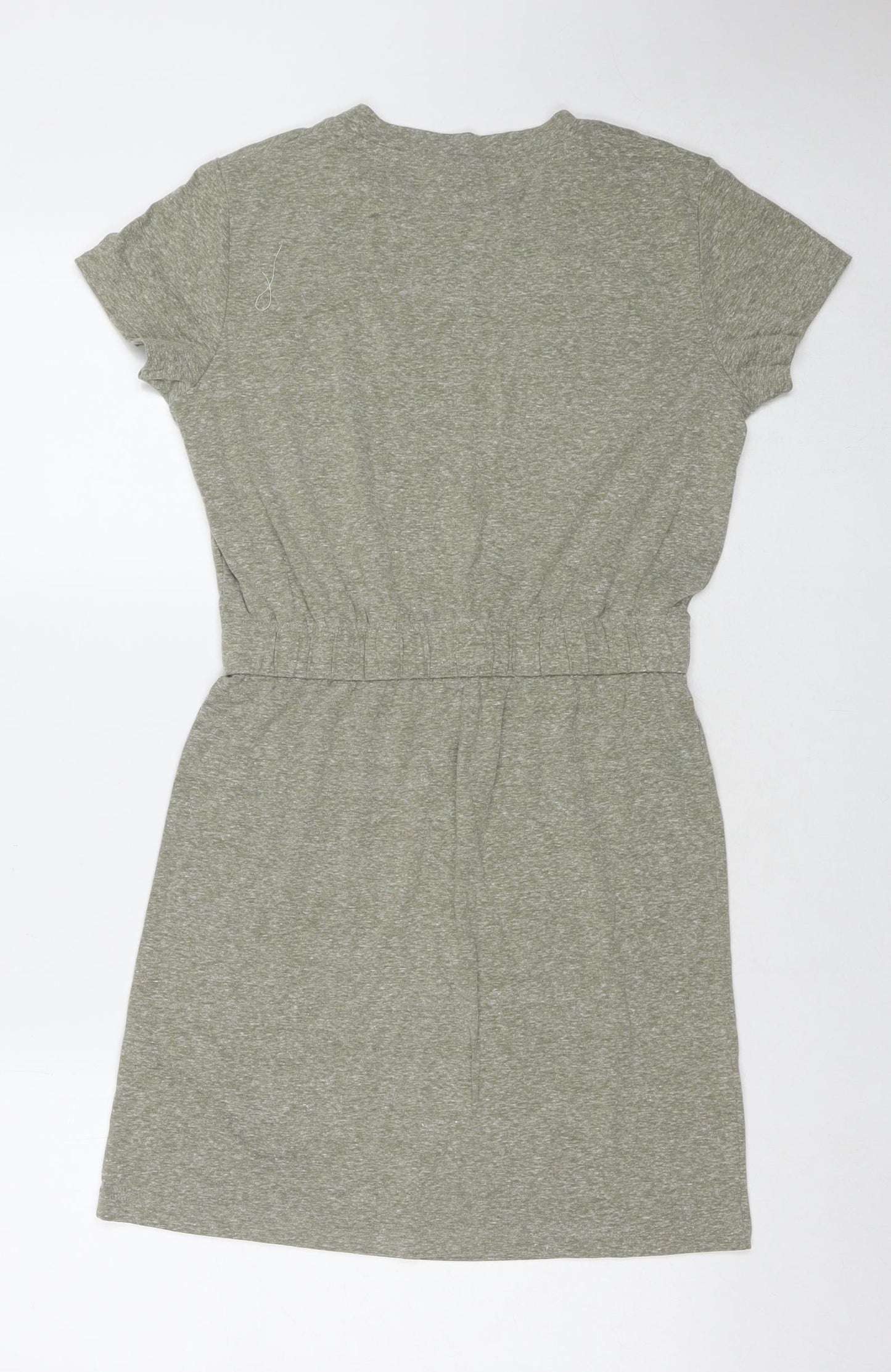 Hummel Womens Grey Polyester Trapeze & Swing Size S Round Neck Pullover