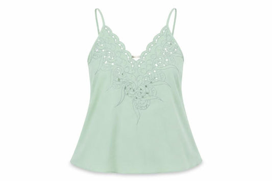 Womens UK Size M Capsule Green Basic Tank