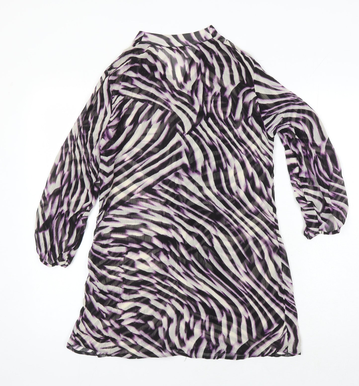 Womens UK Size 10 M&Co Multicoloured Tunic Blouse