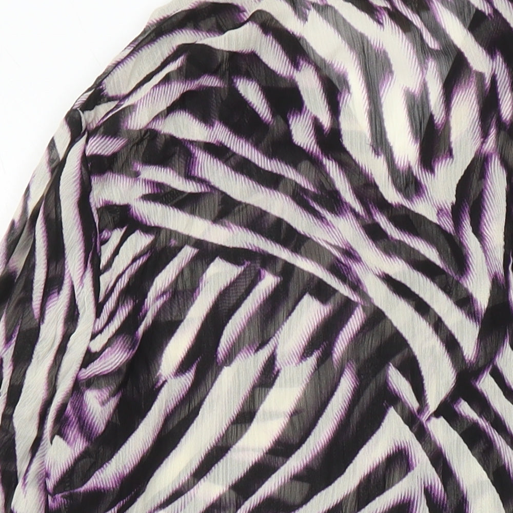 Womens UK Size 10 M&Co Multicoloured Tunic Blouse