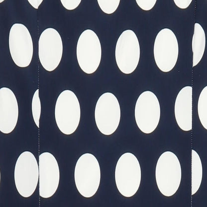 Precis Womens Multicoloured Polka Dot Polyester A-Line Size 12 Round Neck