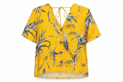 Womens UK Size 12 Warehouse Multicoloured Tunic Blouse