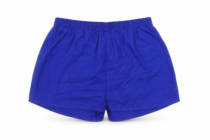 South Beach Womens Blue Houndstooth Polyester Basic Shorts Size 12 Regular - Elasticated Waist