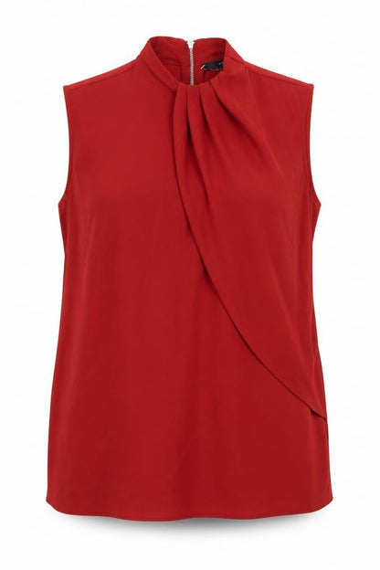 Womens UK Size 14 NEXT Red Jersey Blouse