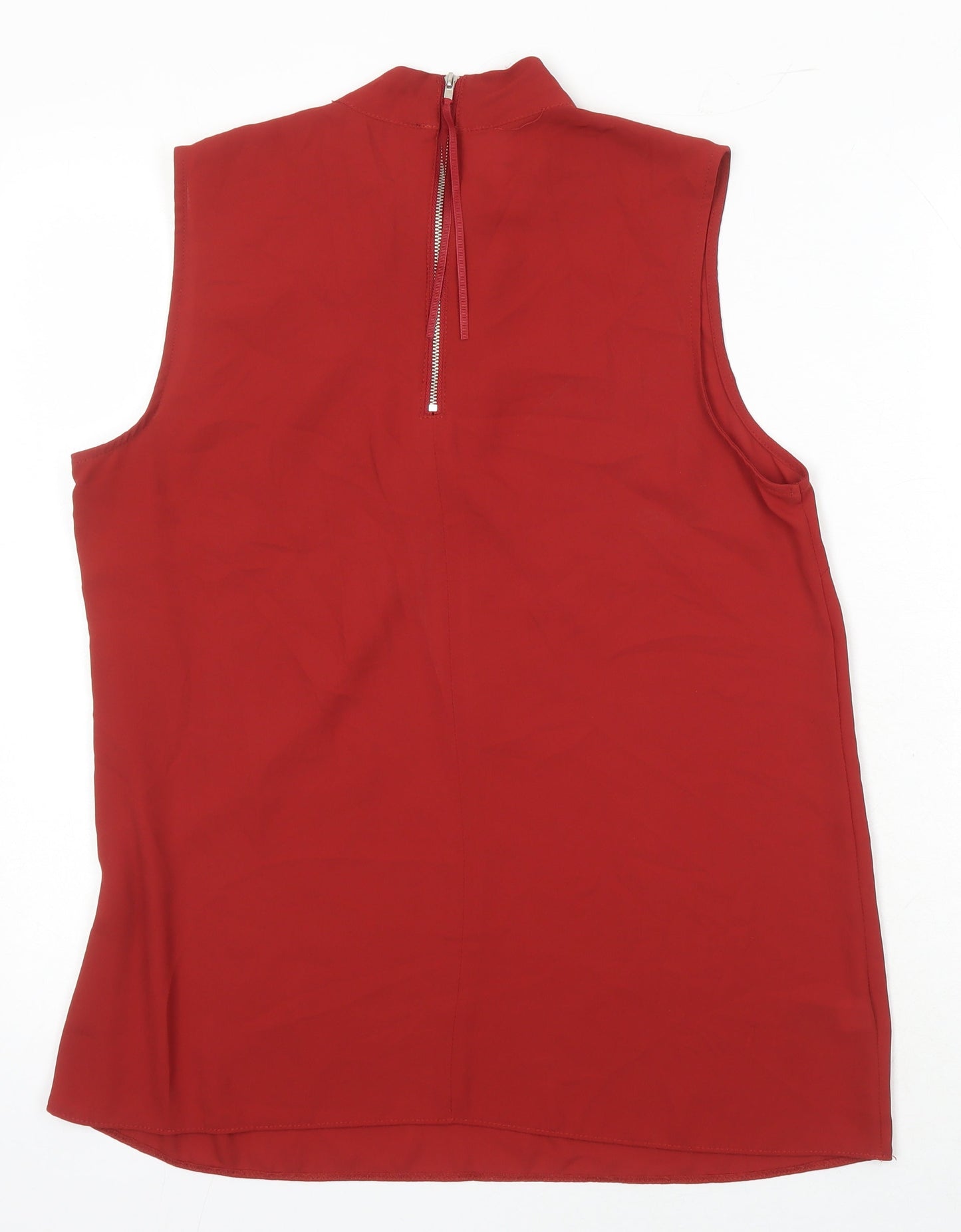 Womens UK Size 14 NEXT Red Jersey Blouse