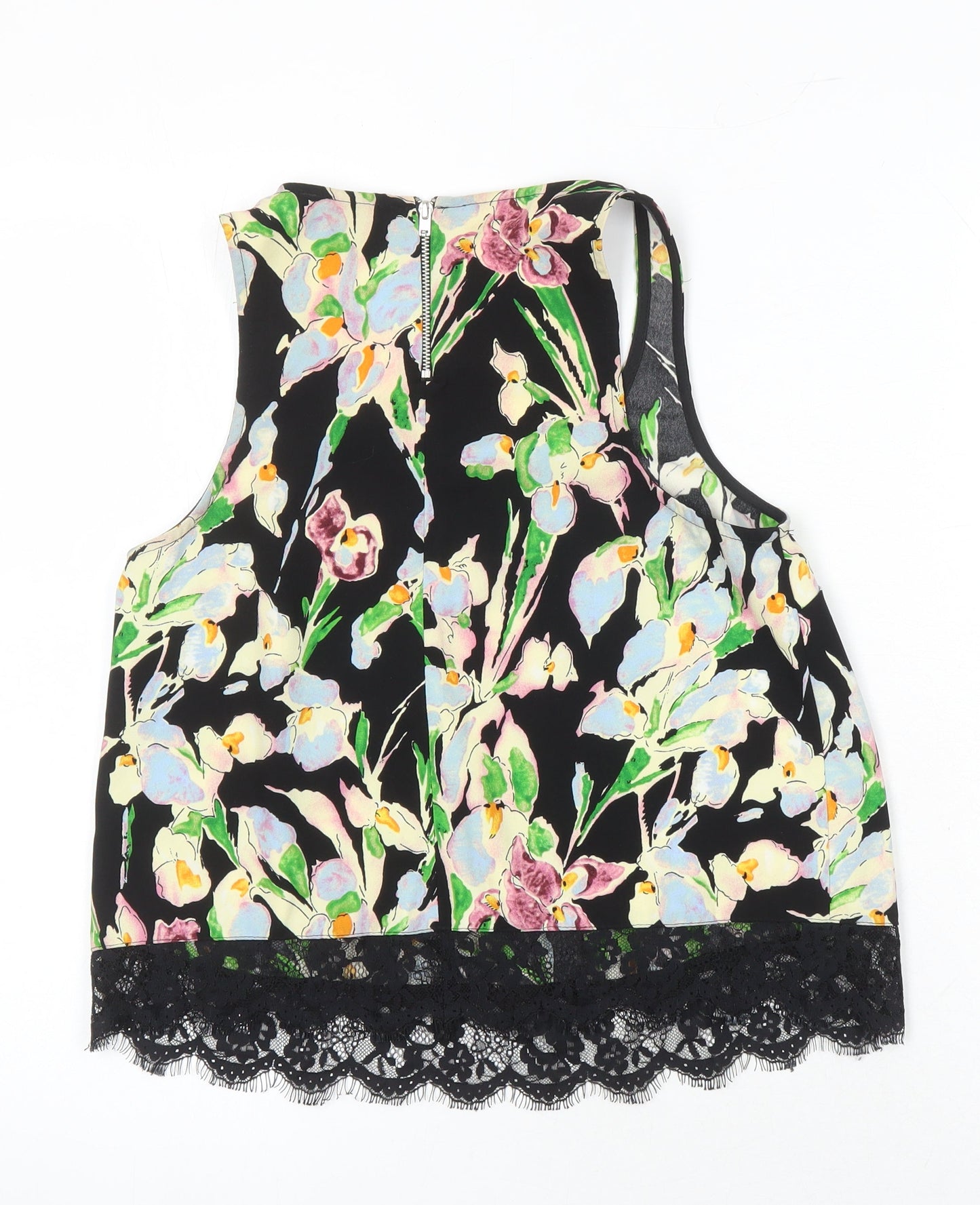 Womens UK Size 8 Topshop Multicoloured Camisole Blouse