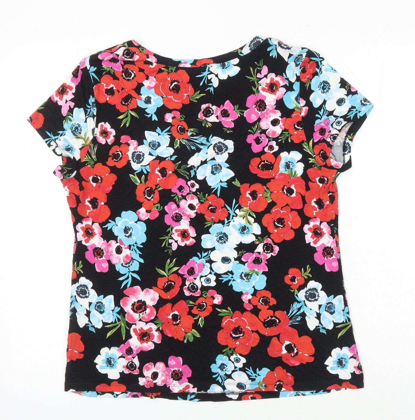 Womens UK Size 16 Anthology Multicoloured Jersey Blouse