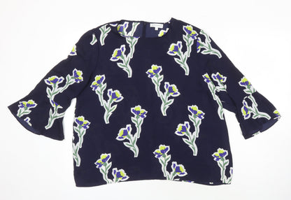 Womens UK Size 16 Warehouse Multicoloured Tunic Blouse