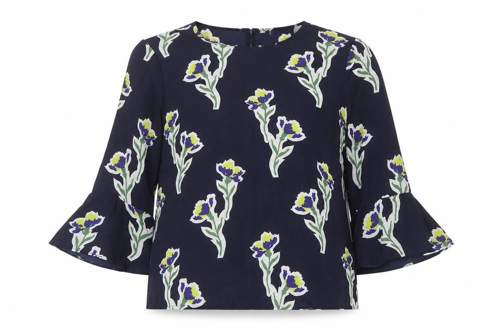 Womens UK Size 16 Warehouse Multicoloured Tunic Blouse