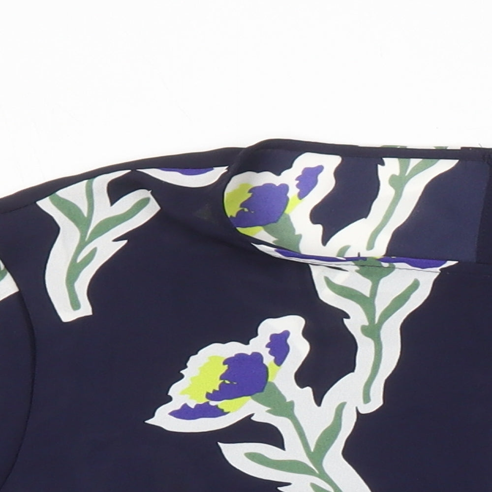 Womens UK Size 16 Warehouse Multicoloured Tunic Blouse