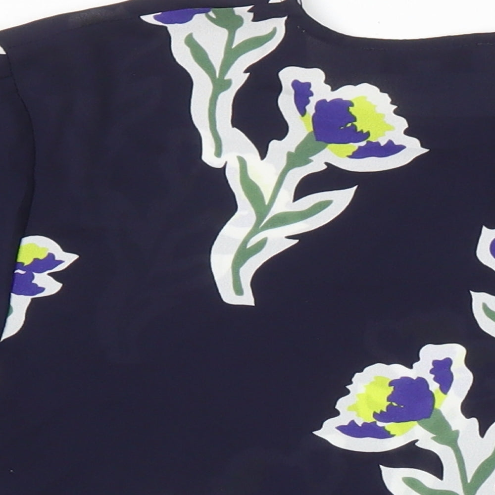 Womens UK Size 16 Warehouse Multicoloured Tunic Blouse