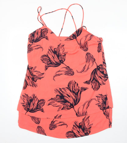 NEXT Womens Multicoloured Floral Polyester Camisole Blouse Size 16 V-Neck