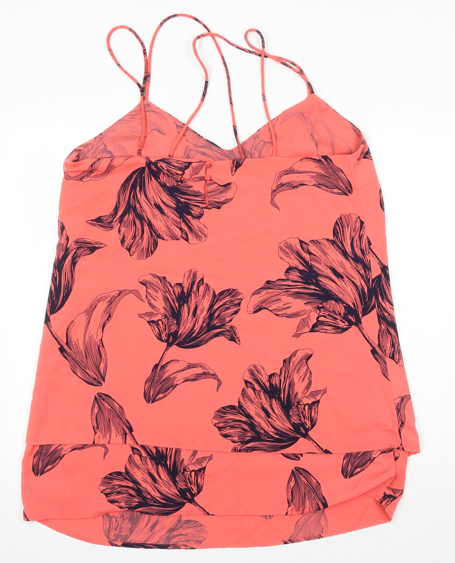 NEXT Womens Multicoloured Floral Polyester Camisole Blouse Size 16 V-Neck