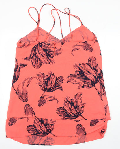NEXT Womens Multicoloured Floral Polyester Camisole Blouse Size 16 V-Neck