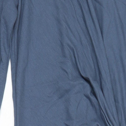 M&S Womens Blue Modal A-Line Size 6 Round Neck