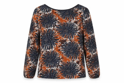 Womens UK Size 10 H&M Multicoloured Tunic Blouse