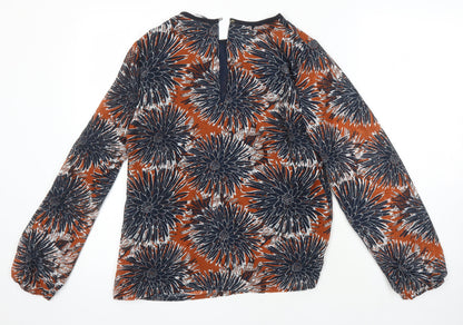 Womens UK Size 10 H&M Multicoloured Tunic Blouse