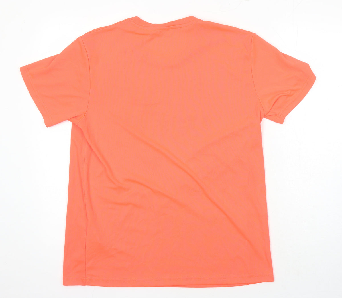Roly Sport Womens Pink Polyester Basic T-Shirt Size L Round Neck