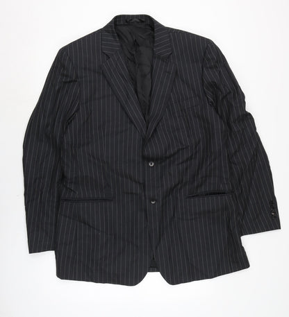 Mens UK Size 44 Brook Taverner Black Jacket