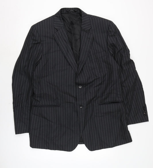 Mens UK Size 44 Brook Taverner Black Jacket