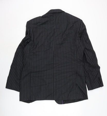 Mens UK Size 44 Brook Taverner Black Jacket
