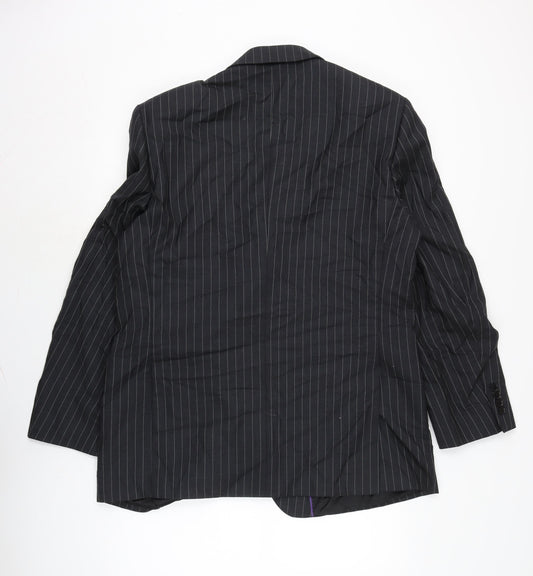 Mens UK Size 44 Brook Taverner Black Jacket