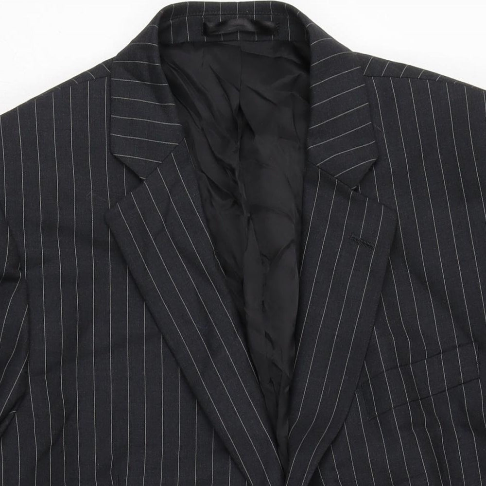 Mens UK Size 44 Brook Taverner Black Jacket