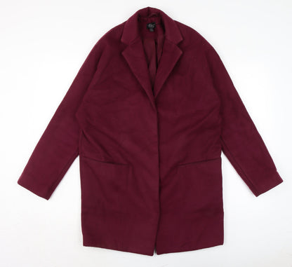 Womens UK Size 10 Topshop Purple Overcoat