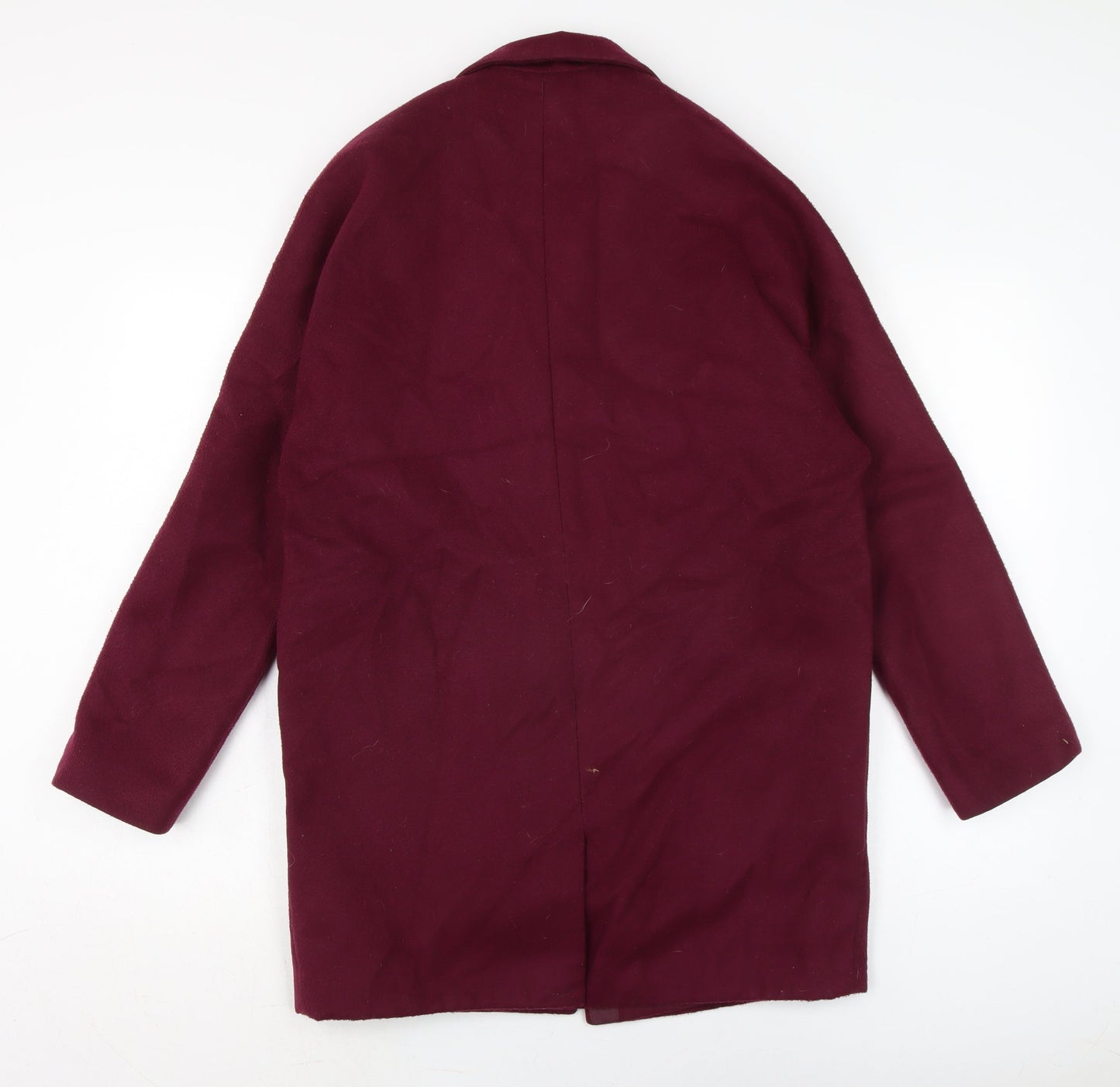 Womens UK Size 10 Topshop Purple Overcoat