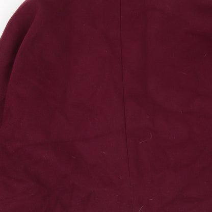 Womens UK Size 10 Topshop Purple Overcoat