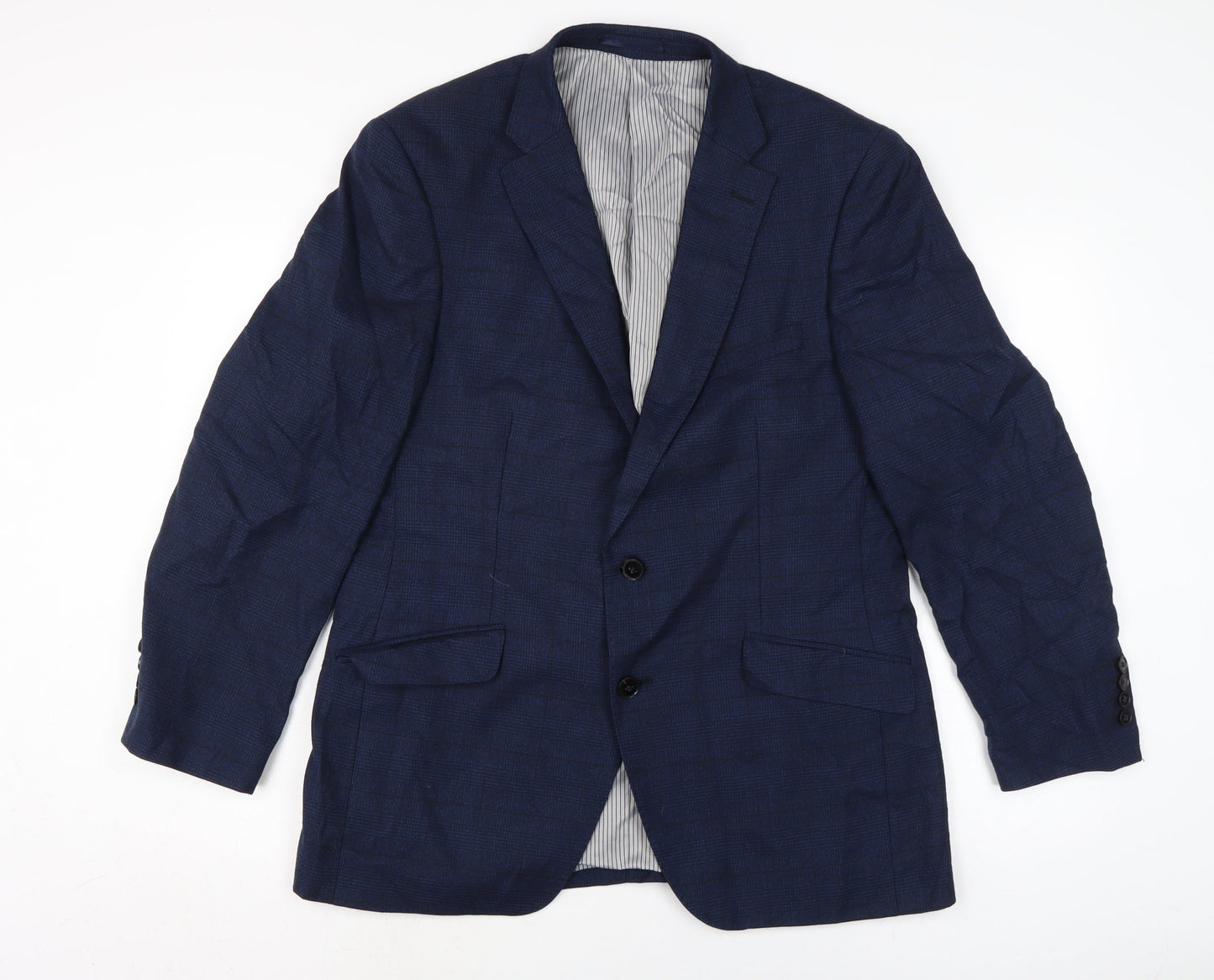 Mens UK Size 40 REMUS UOMO Blue Jacket