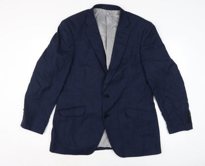 Mens UK Size 40 REMUS UOMO Blue Jacket