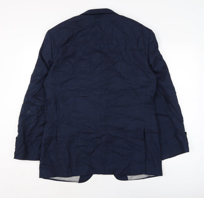 Mens UK Size 40 REMUS UOMO Blue Jacket