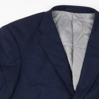 Mens UK Size 40 REMUS UOMO Blue Jacket