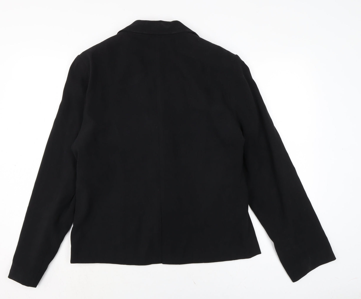 Evil Womens Black Jacket Size 16 Button