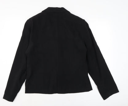 Evil Womens Black Jacket Size 16 Button
