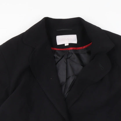 Evil Womens Black Jacket Size 16 Button