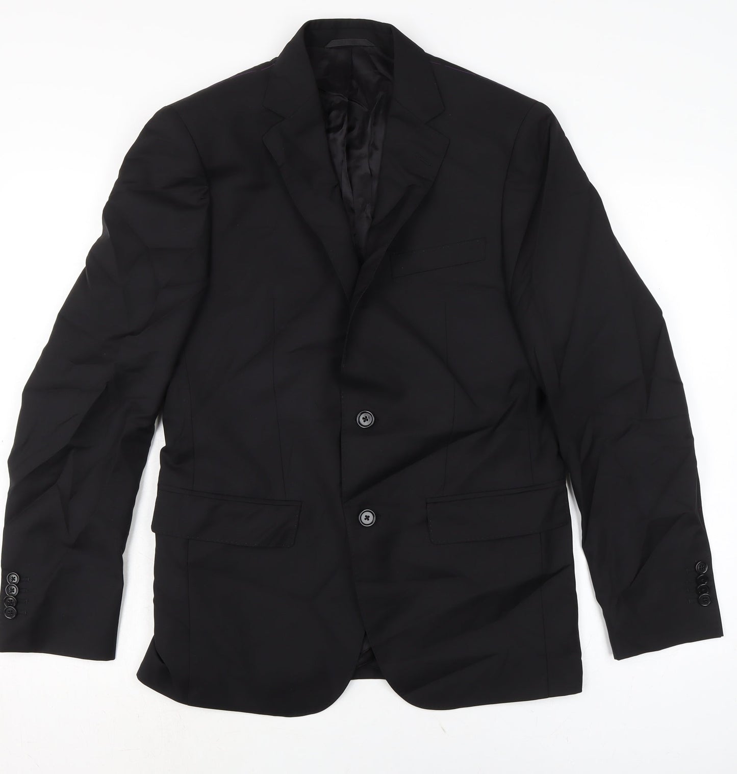 Mens UK Size 40 Flannels Black Jacket