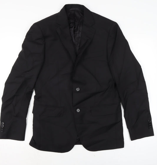 Mens UK Size 40 Flannels Black Jacket