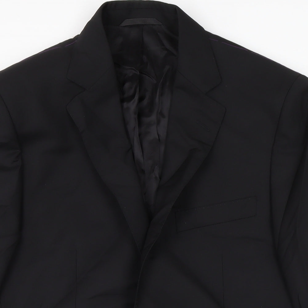 Mens UK Size 40 Flannels Black Jacket