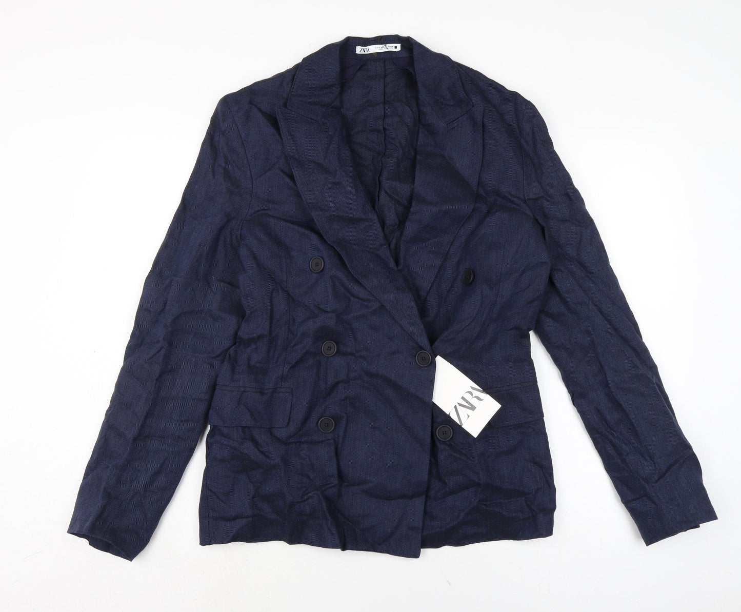 Womens UK Size S Zara Blue Jacket