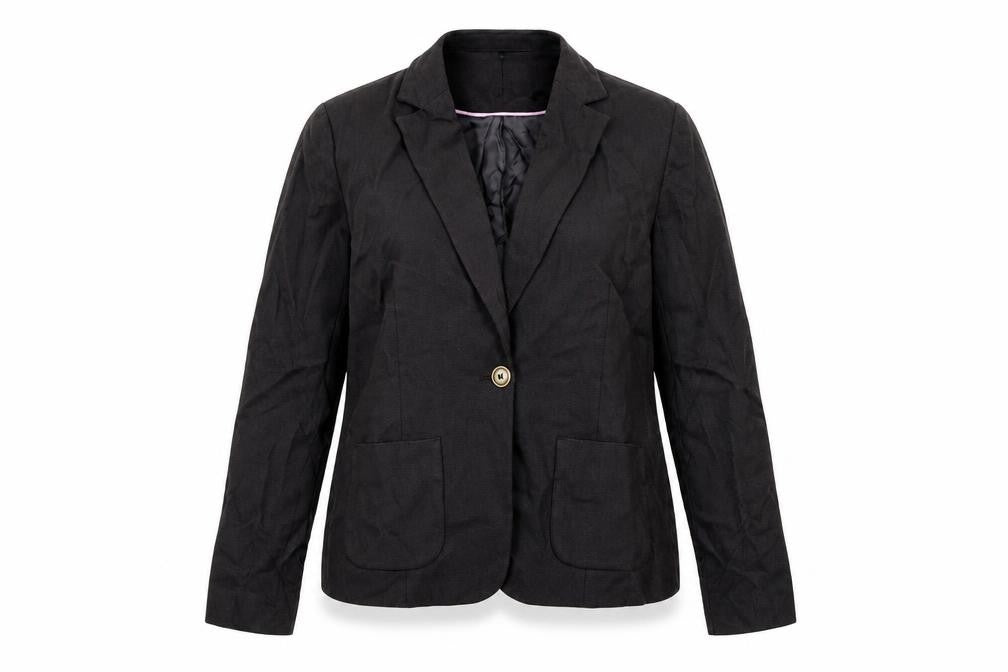 Marks & Spencer Womens Black Jacket Size 16 Button