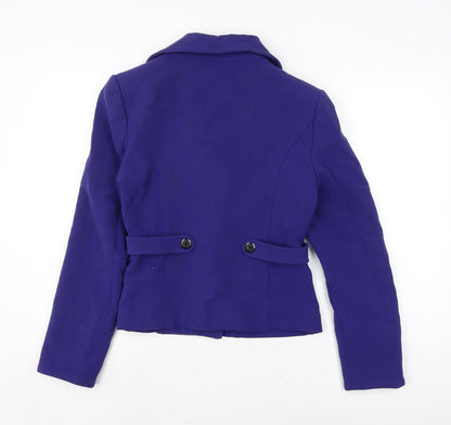 Papaya Womens Pink Jacket Size 12 Buckle