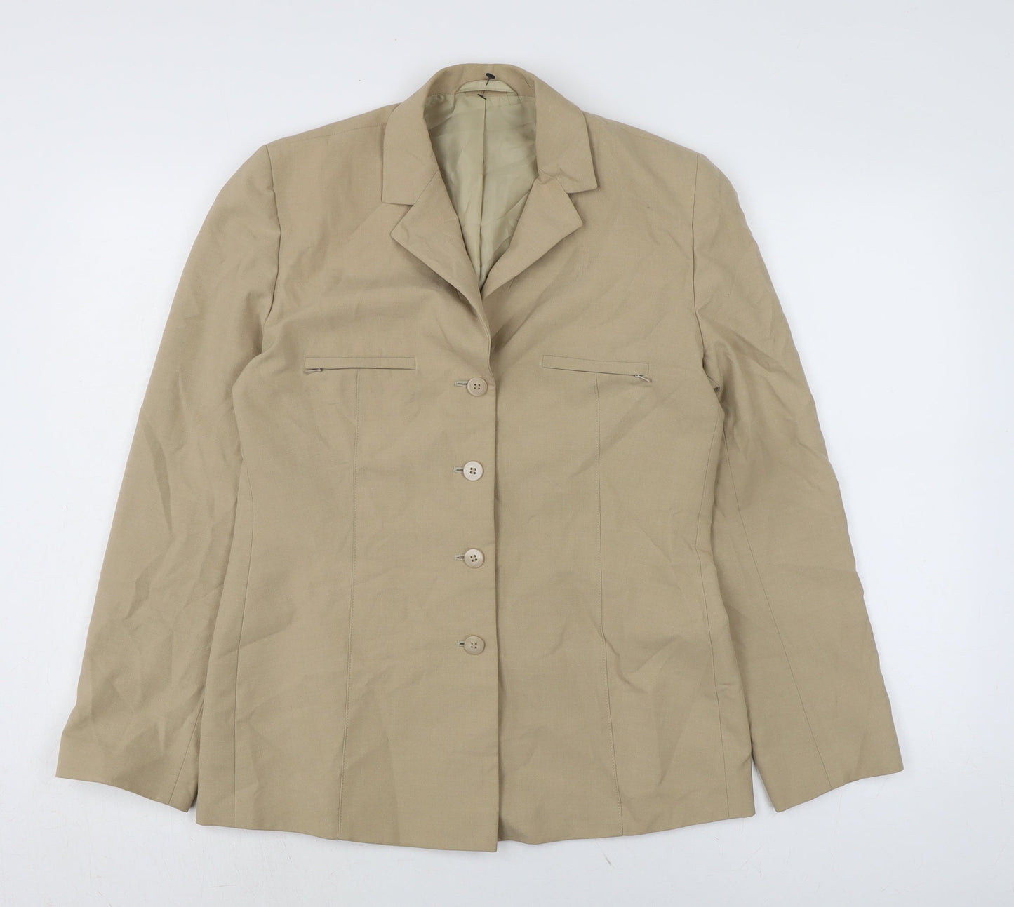 Womens UK Size 12 NEXT Beige Jacket