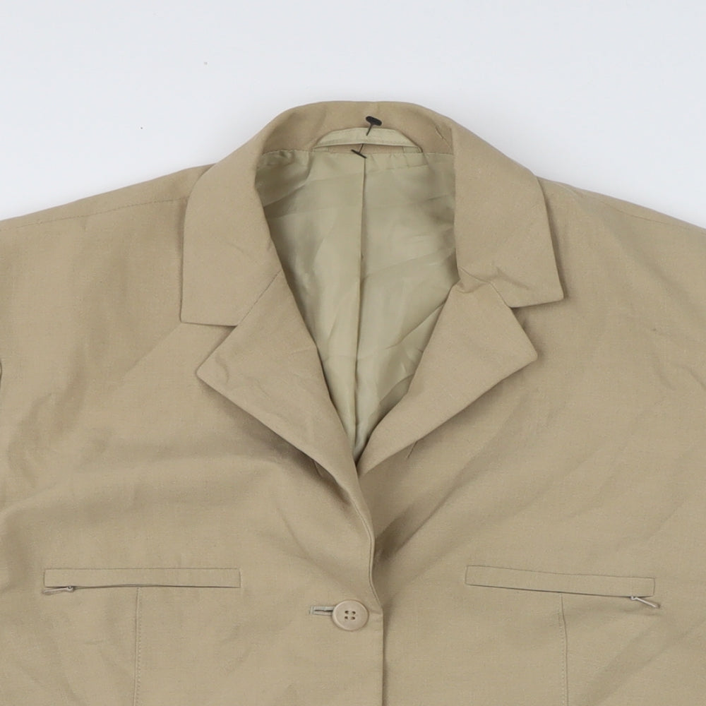 Womens UK Size 12 NEXT Beige Jacket