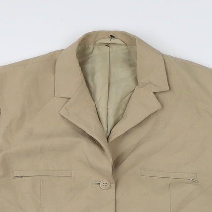 Womens UK Size 12 NEXT Beige Jacket