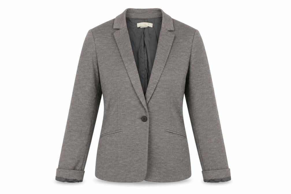 H&M Womens Grey Jacket Size 8 Button