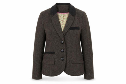 Debenhams Womens Brown Jacket Size 12 Button