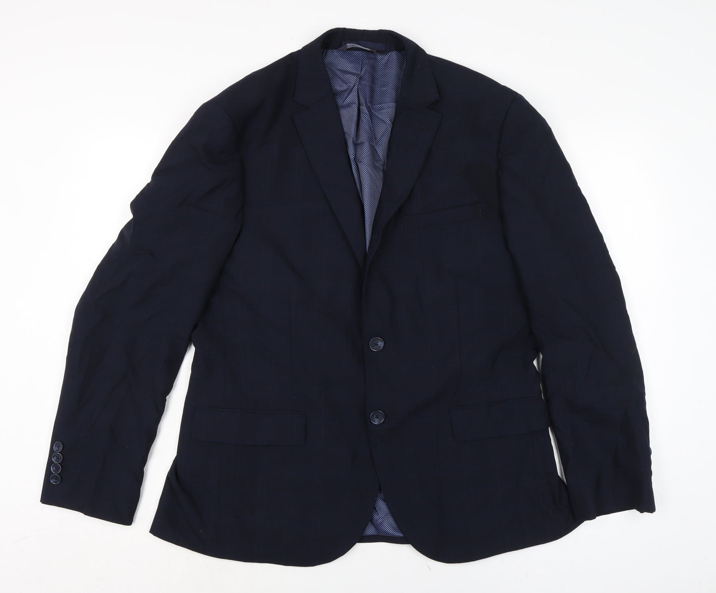 Mens UK Size 40 Marks and Spencer Blue Gilet